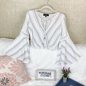 Lulu’s | Diamond Print Crop Top